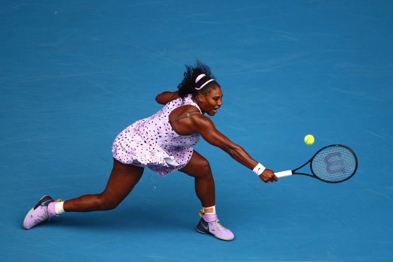 Serena Williams of the U.S. in action during the match against China's Qiang Wang REUTERS/Hannah Mckay/File Photo
