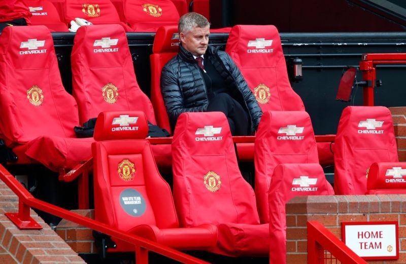 Manchester United manager Ole Gunnar Solskjaer, as play resumes behind closed doors following the outbreak of the coronavirus disease (COVID-19) Clive Brunskill/Pool via REUTERS/File photo