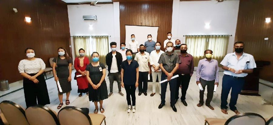 To create more awareness, the Dimapur District Administration in collaboration with CISHR conducted training programme for the hotel managers and employees at Hotel Acacia on July 25. (DIPR Photo) 