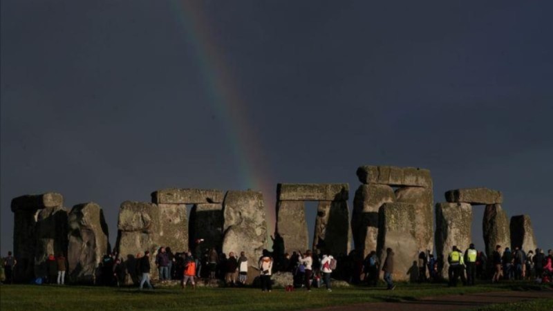 Stonehenge stone circle in Amesbury, Britain Photo: Reuters