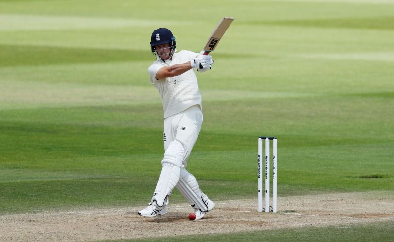 England's Joe Denly in action, as play resumes behind closed doors following the outbreak of the coronavirus disease (COVID-19) Adrian Dennis/Pool via REUTERS