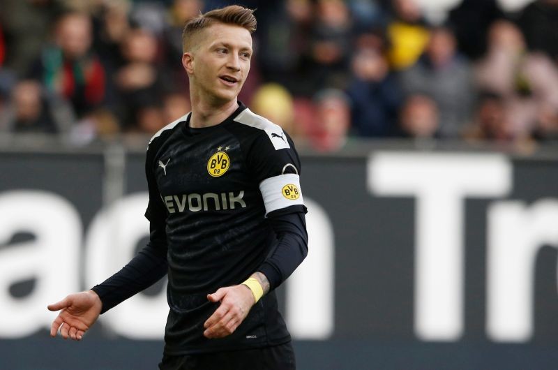 Borussia Dortmund's Marco Reus reacts REUTERS/Michaela Rehle
