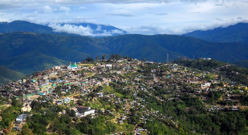 Aerial view of Kiphire District. (Photo Courtesy: Kiphire.nic.in)