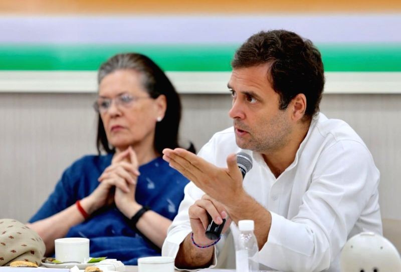 Sonia Gandhi and Rahul Gandhi. (IANS File Photo)
