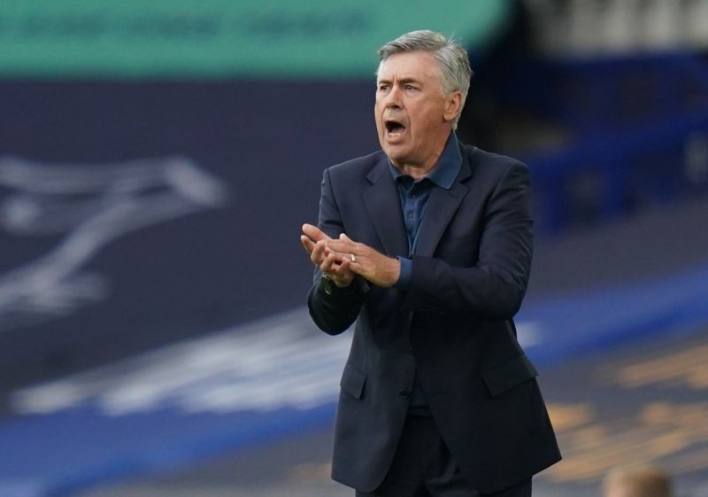 Everton manager Carlo Ancelotti, as play resumes behind closed doors following the outbreak of the coronavirus disease (COVID-19) Jon Super/Pool via REUTERS/Files