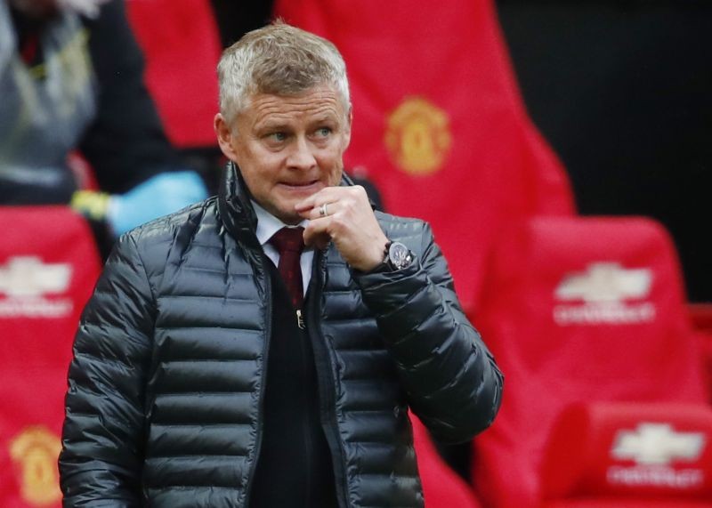 Manchester United manager Ole Gunnar Solskjaer, as play resumes behind closed doors following the outbreak of the coronavirus disease (COVID-19) Clive Brunskill/Pool via REUTERS