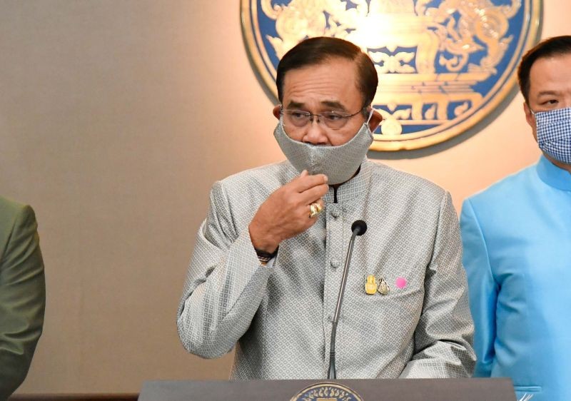 Thailand's Prime Minister Prayuth Chan-ocha speaks during a news conference in Bangkok, Thailand on March 17, 2020. (REUTERS File Photo)