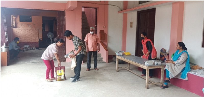 The St Thomas Mission Society continued its ‘Food for Security’ COVID-19 relief programme with the 13th phase of the drive conducted on July 19 in Dimapur.