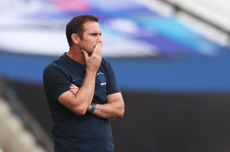 Chelsea manager Frank Lampard, as play resumes behind closed doors following the outbreak of the coronavirus disease (COVID-19) Pool via REUTERS/Adam Davy