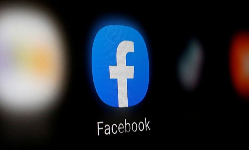 A Facebook logo is displayed on a smartphone in this illustration taken on January 6, 2020. (REUTERS File Photo)