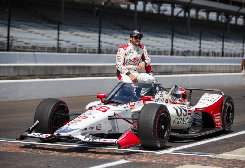 IndyCar Series driver Marco Andretti during qualifying for the 104th Running of the Indianapolis 500 at Indianapolis Motor Speedway. (Reuters File Photo))