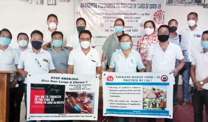 Officials and participants during the awareness programme organized by Western Chakhesang Hoho in Dimapur on August 27. (Photo Courtesy: WCH)