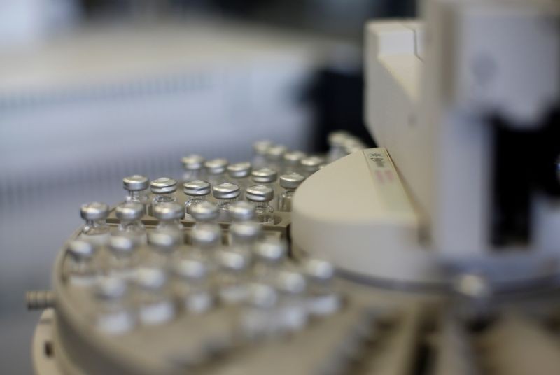 FILE PHOTO: Test tubes are pictured at the Brazilian Laboratory of Doping Control during its inauguration before the 2016 Rio Olympics in Rio de Janeiro, Brazil, May 9, 2016. REUTERS/Ricardo Moraes/File Photo