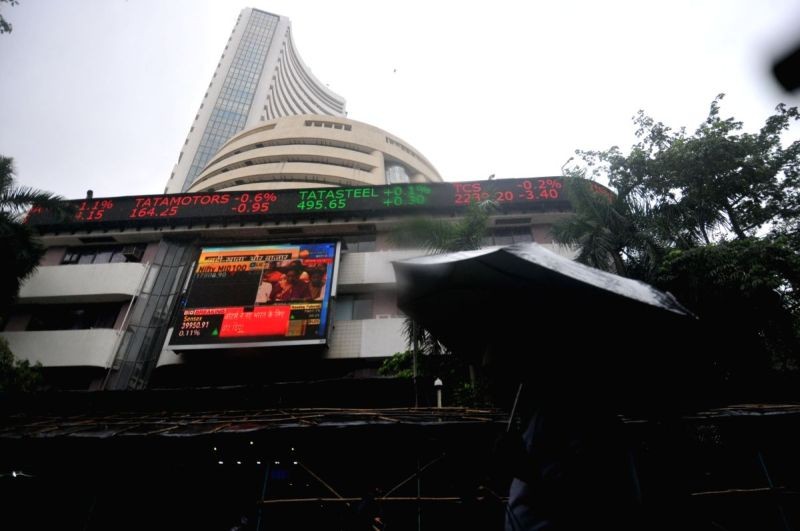 A view of the BSE building in Mumbai. (IANS File Photo)