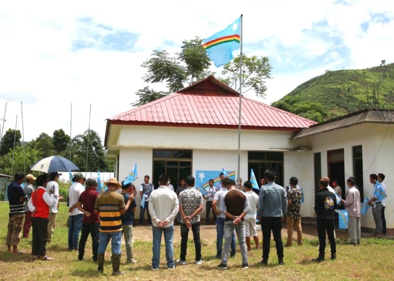 A section of gathering commemorates the 74th Naga Independence day. (Photo Courtesy: NSF)