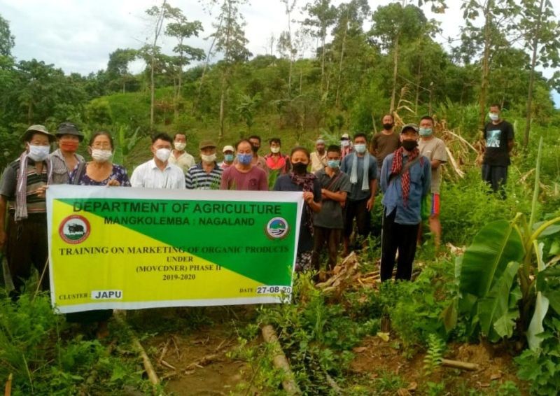 SDAO Mangkolemba conducted training on marketing of organic product under MOVCD-NER Phase-II at Japu Village on August 27.