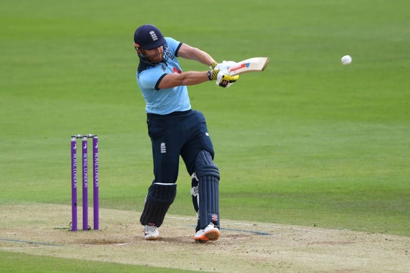 England's Jonny Bairstow in action, as play resumes behind closed doors following the outbreak of the coronavirus disease (COVID-19) Mike Hewitt/Pool via REUTERS