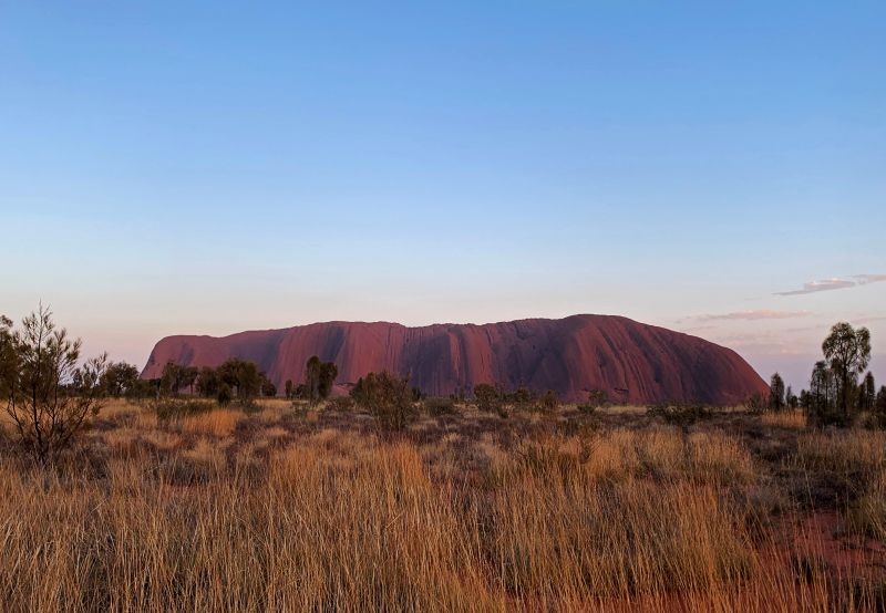 A view of Uluru, formerly known as Ayers Rock, near Yulara, Australia on October 25, 2019. (REUTERS File Photo)