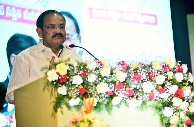 Vice President M. Venkaiah Naidu. Pic/Twitter @MVenkaiahNaidu