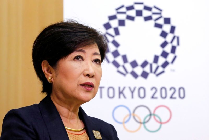 Tokyo Governor Yuriko Koike speaks during an interview with Reuters at Tokyo Metropolitan Government Building in Tokyo, Japan. REUTERS/Toru Hanai