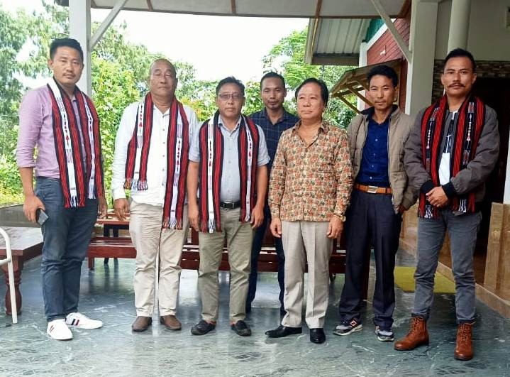 Member of Tribal Indian Chamber of Commerce and Industry Nagaland Chapter and others during the first executive committee meeting held on August 18. (Photo Courtesy: TICCI)