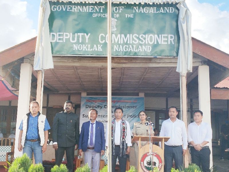 A reception programme was held for Noklak's first Deputy Commissioner (DC) Reny Wilfred and Superintendent of Police (SP) Dr Pritpal Kaur Batra on August 6 at DC Office Complex, Noklak.