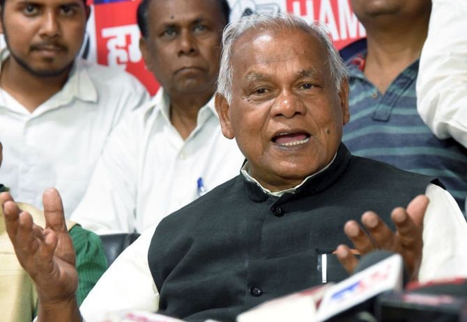 Jitan Ram Manjhi. Photograph: ANI Photo