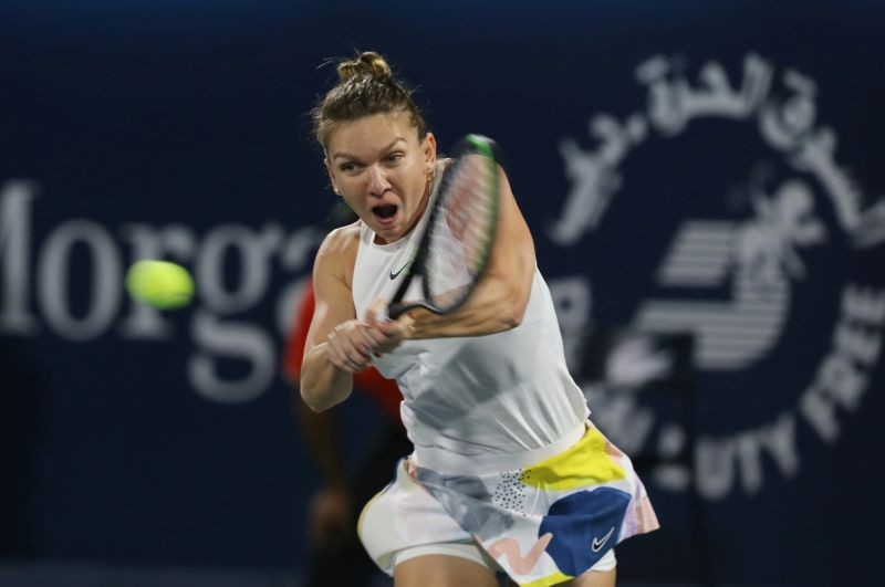 Romania's Simona Halep in action during the final against Kazakhstan's Elena Rybakina REUTERS/Satish Kumar Subramani/File Photo