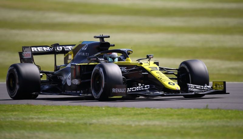 Daniel Ricciardo in action during practice Bryn Lennon/Pool via REUTERS