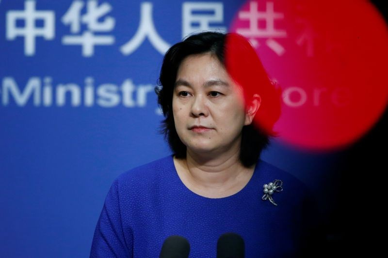 Chinese Foreign Ministry spokeswoman Hua Chunying attends a news conference in Beijing, China on July 17, 2020. (REUTERS File Photo)