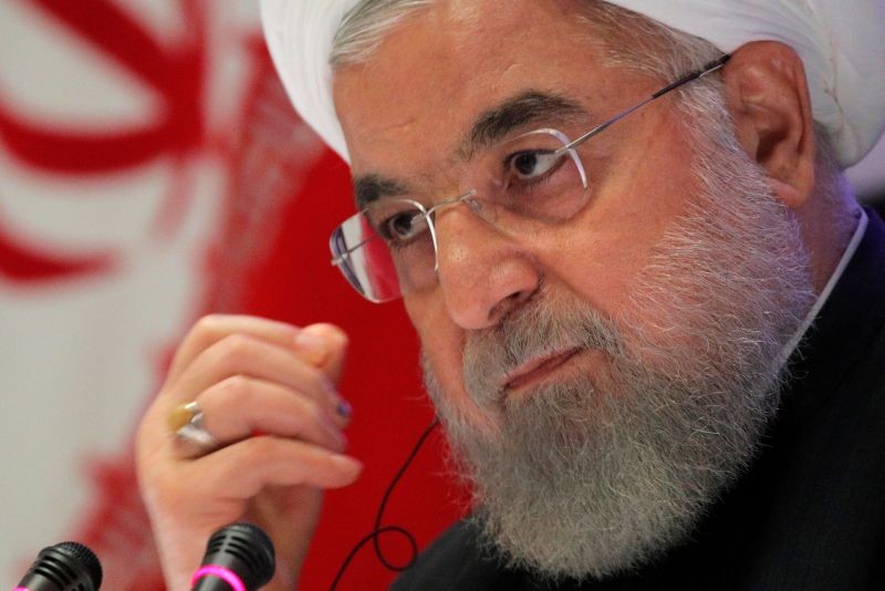 Iranian President Hassan Rouhani speaks at a news conference on the sidelines of the United Nations General Assembly in New York, US on September 26, 2019. (REUTERS File Photo)