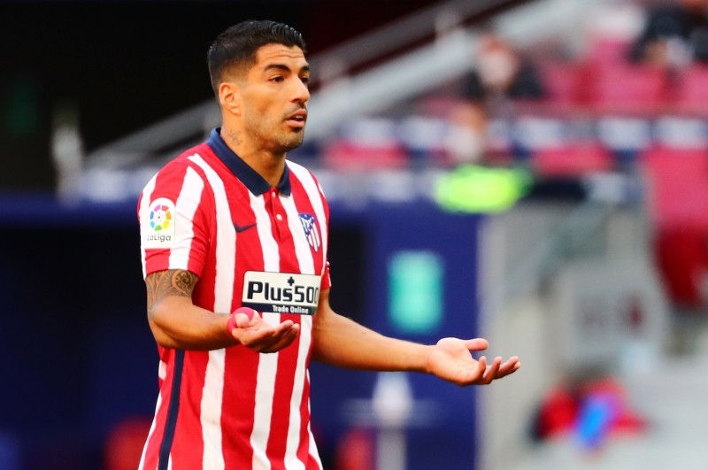 Soccer Football - La Liga Santander - Atletico Madrid v Granada - Wanda Metropolitano, Madrid, Spain - September 27, 2020. Atletico Madrid's Luis Suarez reacts REUTERS/Sergio Perez