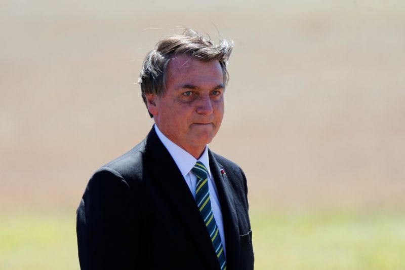 Brazil's President Jair Bolsonaro attends the celebration of the country's Independence Day in Brasilia, Brazil on September 7, 2020. (REUTERS Photo)