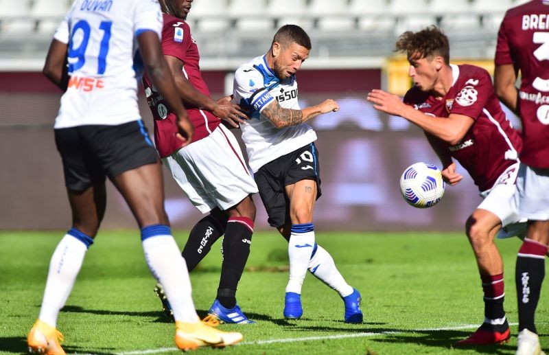 Atalanta’s Alejandro Gomez in action REUTERS/Massimo Pinca