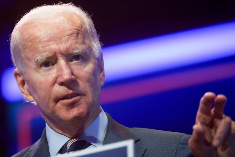 Democratic U.S. presidential nominee and former Vice President Joe Biden answers a reporter's question after remarks about his plans to develop and distribute a safe coronavirus disease (COVID-19) vaccine if elected president, during a campaign statement after being briefed by public health experts in Wilmington, Delaware, US on September 16, 2020. (REUTERS Photo)