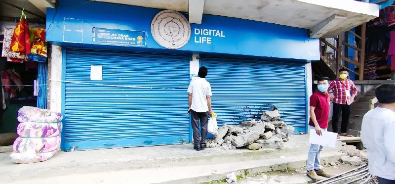 A Reliance Jio office in Tuensang which was shut down by the CSUTT on September 4. (Morung Photo)