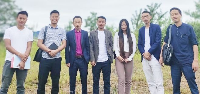 Members of the Suruhuto Range Students' Union. (DIPR Photo)