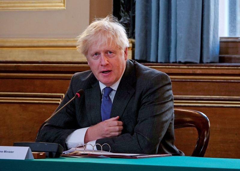 British Prime Minister Boris Johnson holds a cabinet meeting at the Foreign Office in London, Britain on September 15, 2020. (REUTERS Photo)