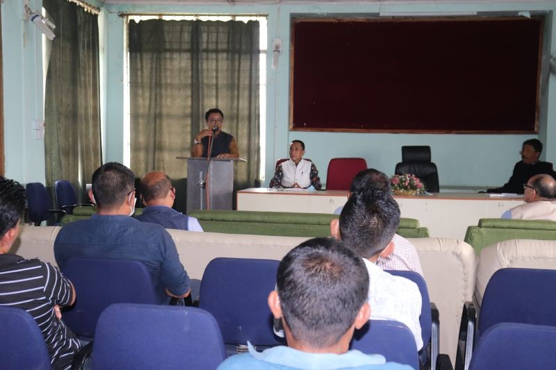 Drivers attending the training for drivers of Agriculture Directorate held at the Directorate Conference Hall on September 29.