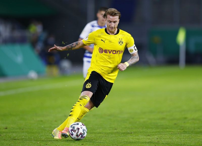Borussia Dortmund's Marco Reus in action. REUTERS / Thilo Schmuelgen