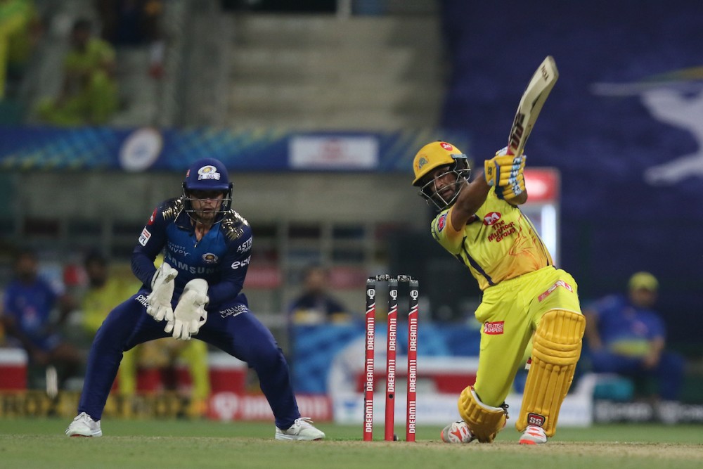 Chennai Super Kings' Ambati Rayudu in action. (Photo Courtesy: @IPL / Twitter)