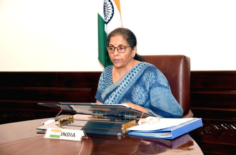 Finance Minister Nirmala Sitharaman. (IANS Photo)
