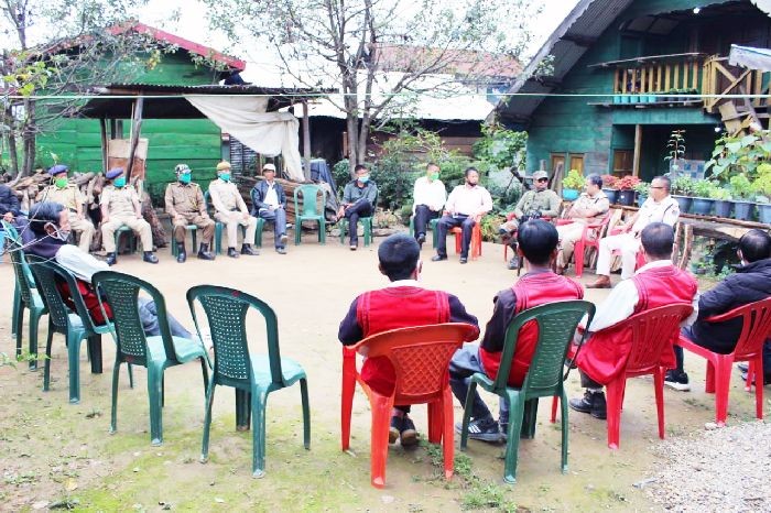 Village council members along with members of Kiphire Battalion, AR and DIG Range on September 26.