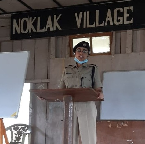 Dr Pritpaul Kaur, SP Noklak speaking during the seminar on livelihood and skills training held on September 19.