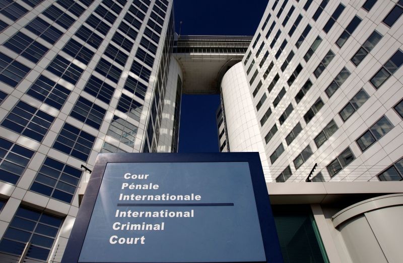 The entrance of the International Criminal Court (ICC) is seen in The Hague, Netherlands. (REUTERS File Photo)