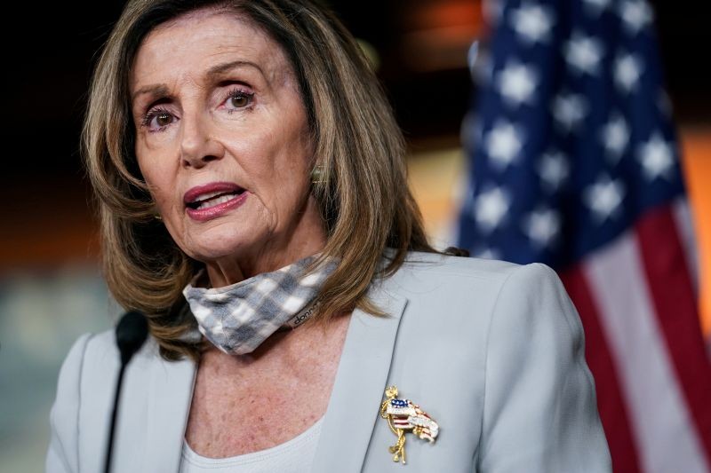 U.S. House Speaker Nancy Pelosi (D-CA) speaks during her weekly news conference on Capitol Hill in Washington, US on August 13, 2020. (REUTERS File Photo)