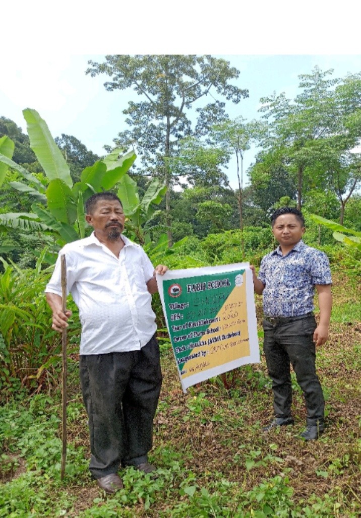 ATMA Satakha block inaugurated a Banana Farm School at Shoipu village on September 6.