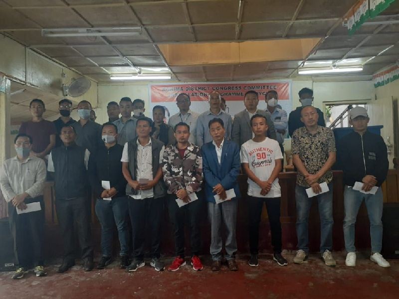 NPYC, KDCC officials with new team of DYC Kohima.