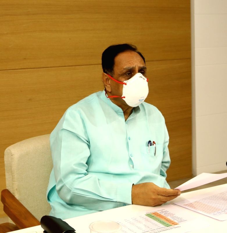 Gujarat Chief Minister Vijay Rupani. (IANS Photo)