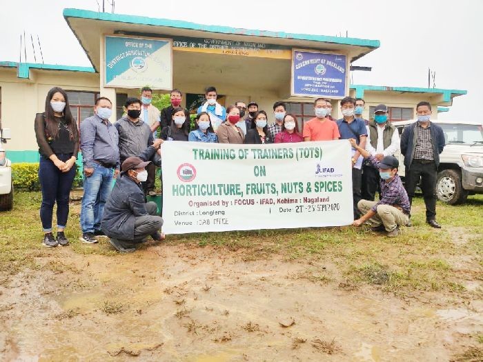 Participants during the training for Training of Trainers conducted by FOCUS-IFAD project under office of the Agriculture officer Longleng. (DIPR Photo)